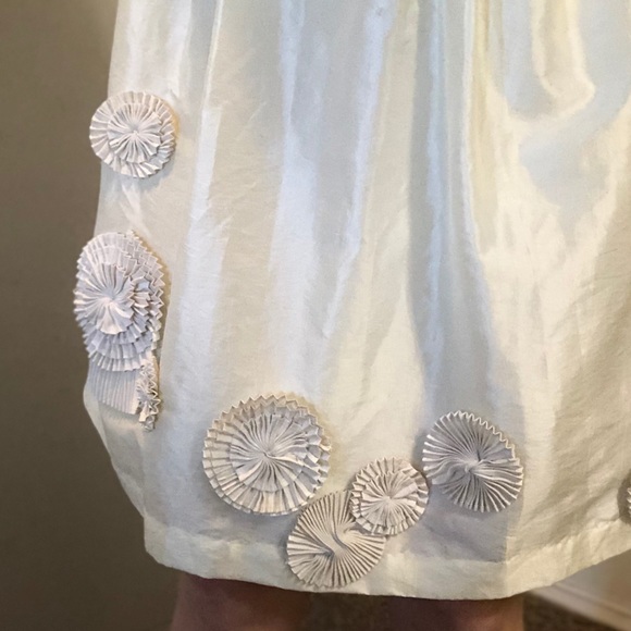 Black and White V Neck Party Dress - Picture 4 of 5